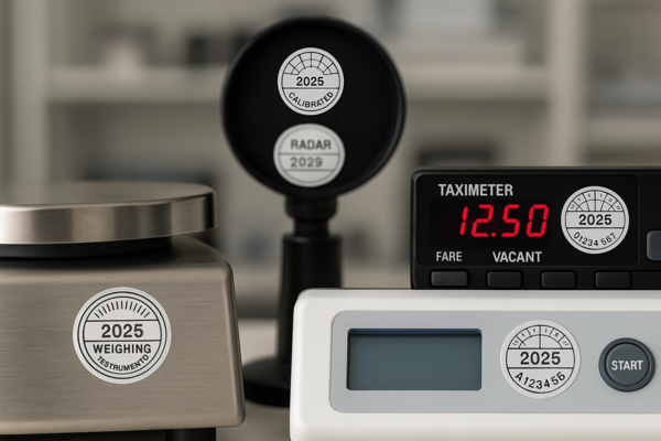 Vignettes de contrôle métrologique - Impression à Villemomble