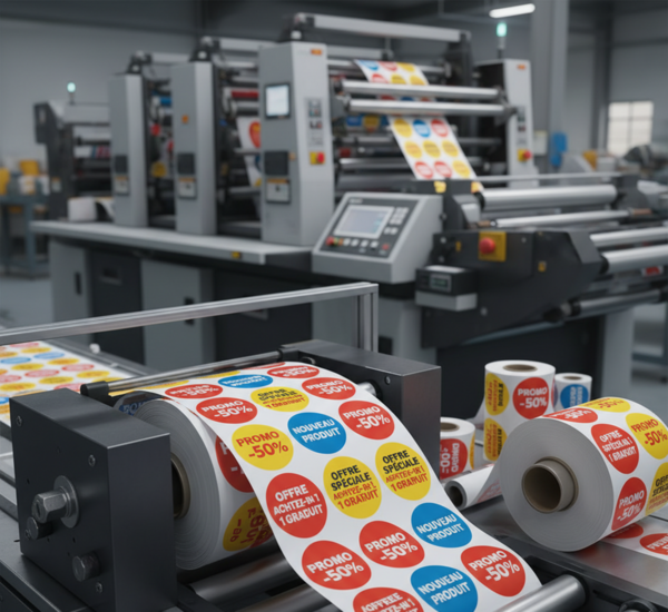 Étiquette promotionnelle lancement produit : Quel format "Nouveauté" ?