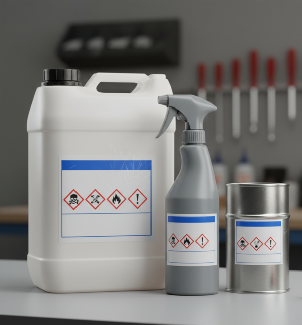 Etiquettes produits chimiques CLP/GHS : comment rester conforme et lisible en atelier à Paris & IDF ?